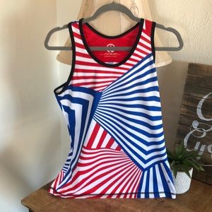 Brand New Condition Never Worn INK & BURN Racerback Running  Tank SIZE Womens L
